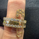 Safety pin ring stack