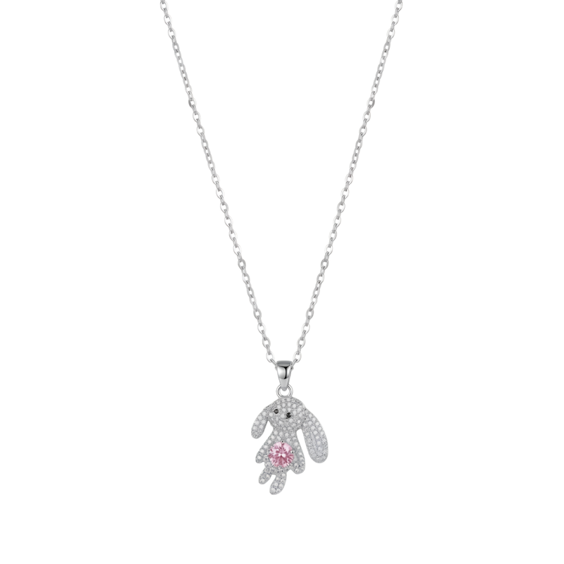 Crystal Bunny Necklace