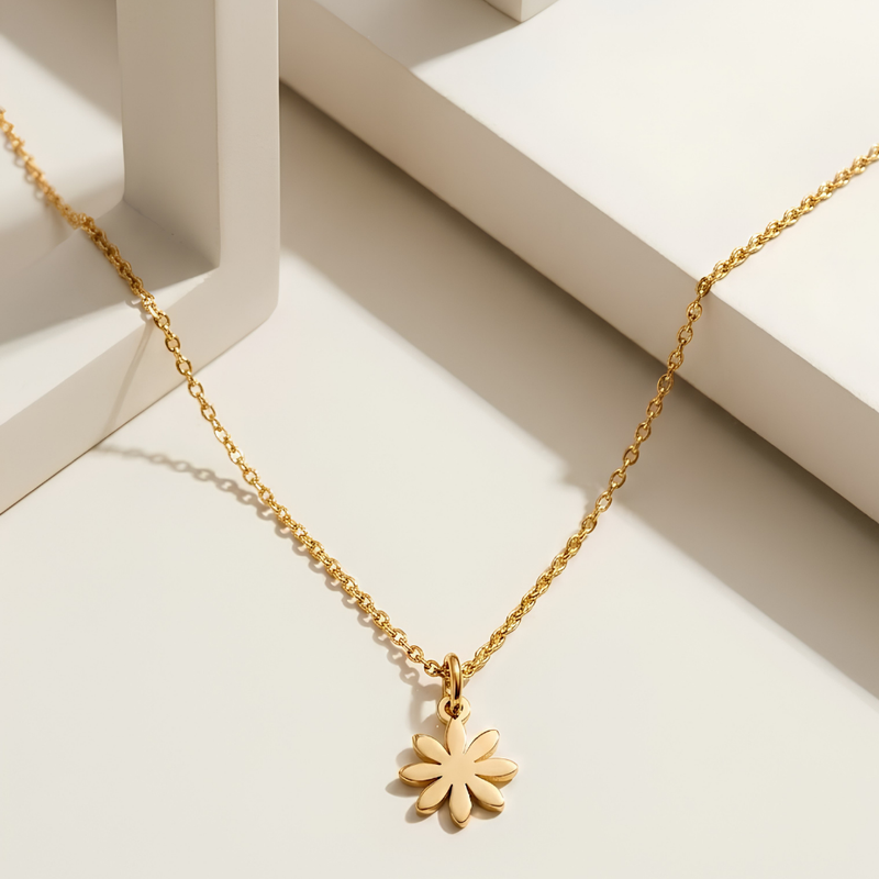 Multicolor Gem Charm Necklace