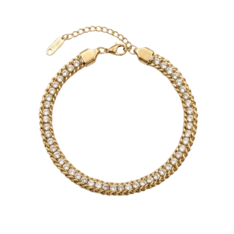 Zirconia Chain Bracelet