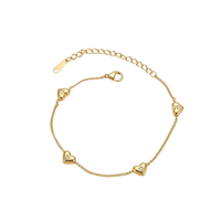 Heart Chain Bracelet