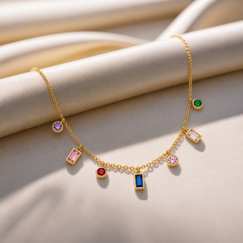 Multi-Gemstone Necklace