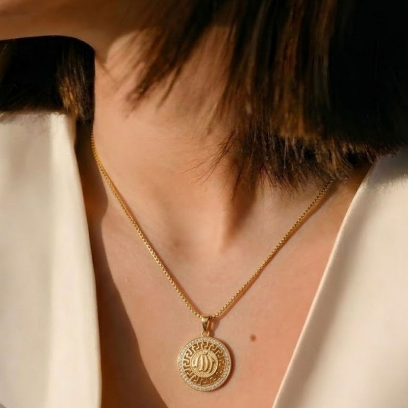 Allah Coin Gold Necklace