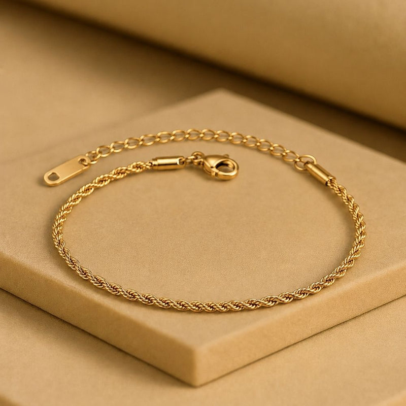 Twisted Gold Bracelet