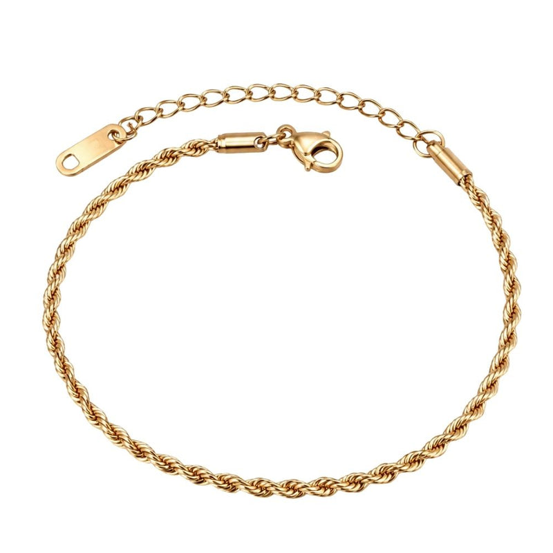 Twisted Gold Bracelet