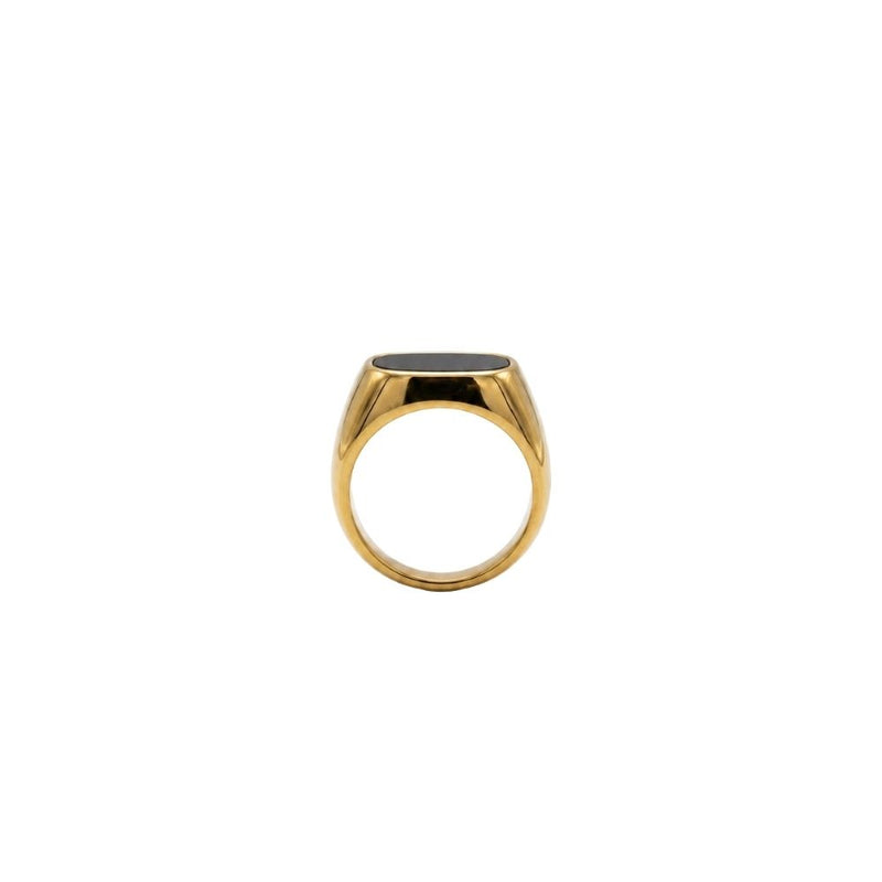 Black Onyx Stone Ring
