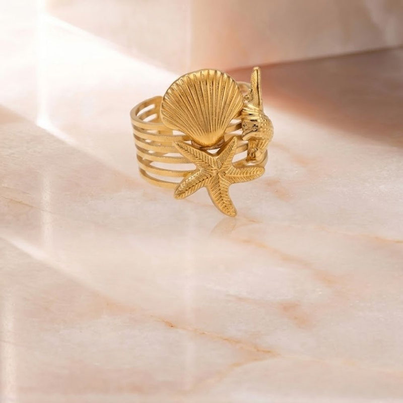 Ocean Charm Ring
