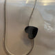 Minimal Heart charm silver Necklace