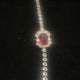 red stone zircon bracelet
