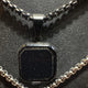 men black necklace