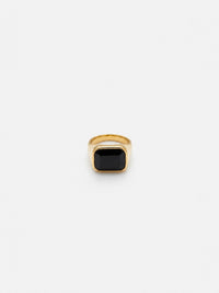 Black Stone Ring