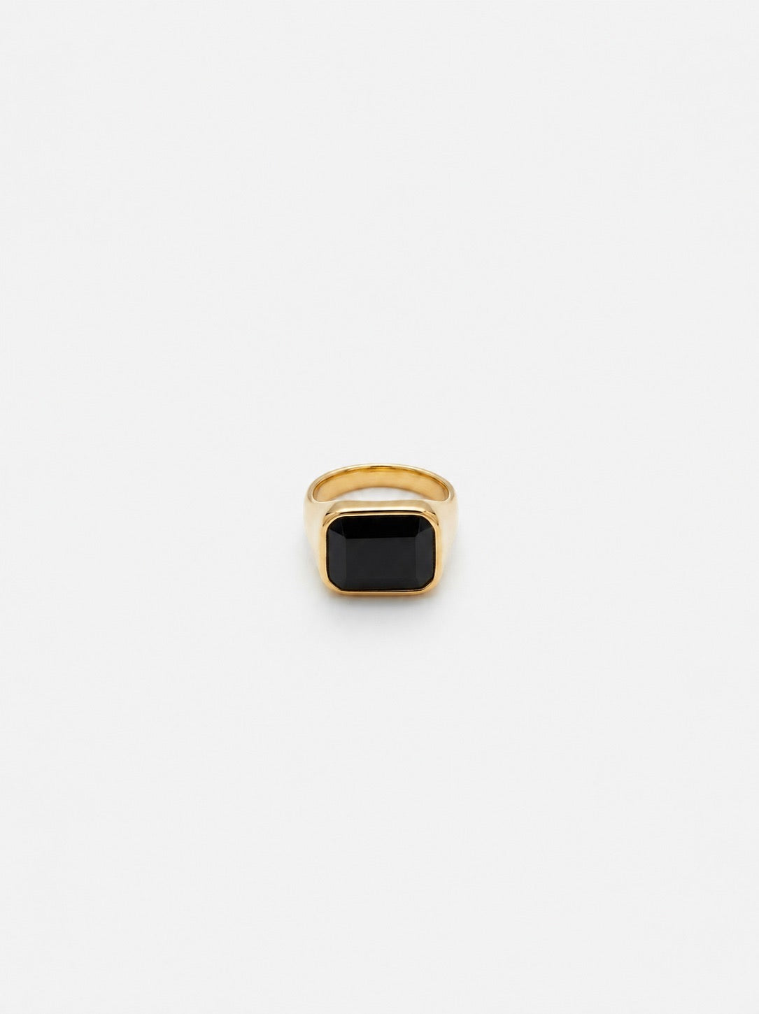 Black Stone Ring