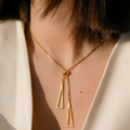 Golden Drop Necklace