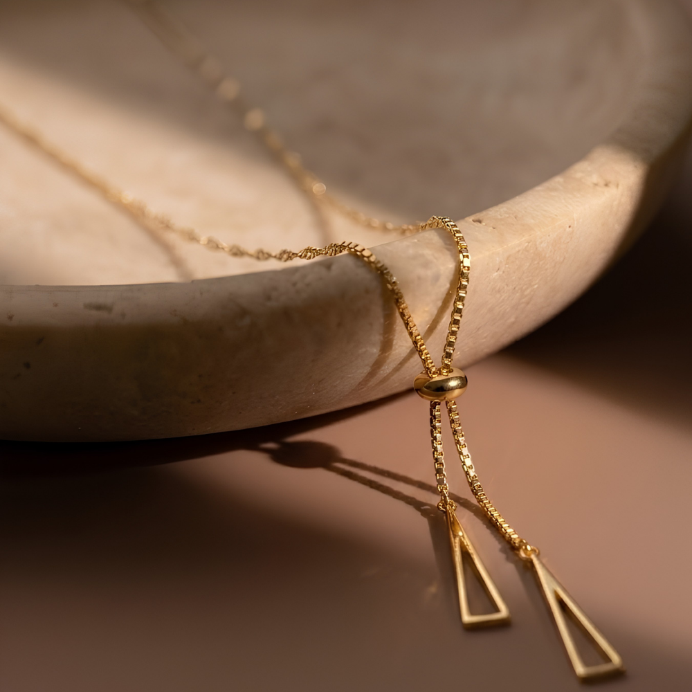 Golden Drop Necklace