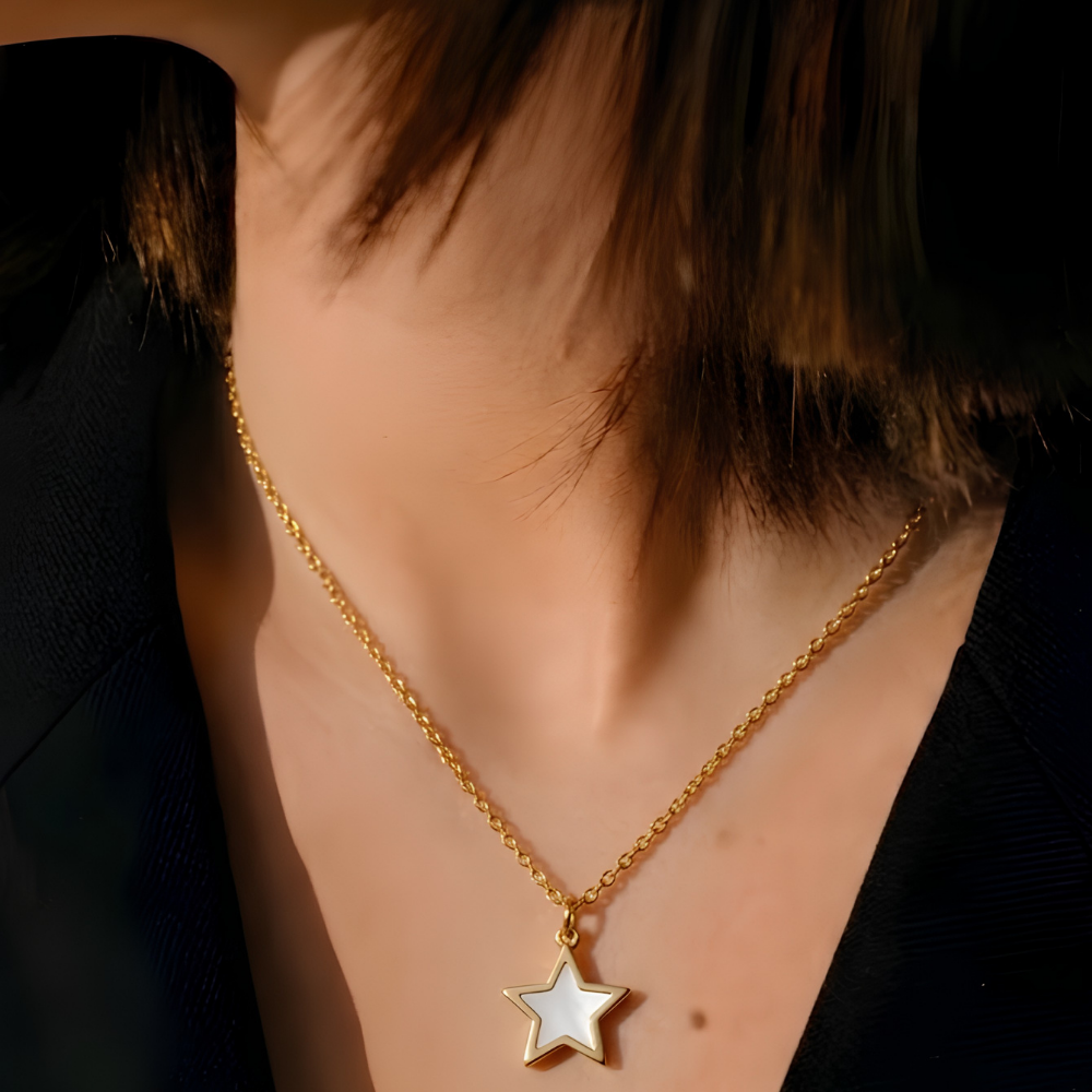 White Star Necklace