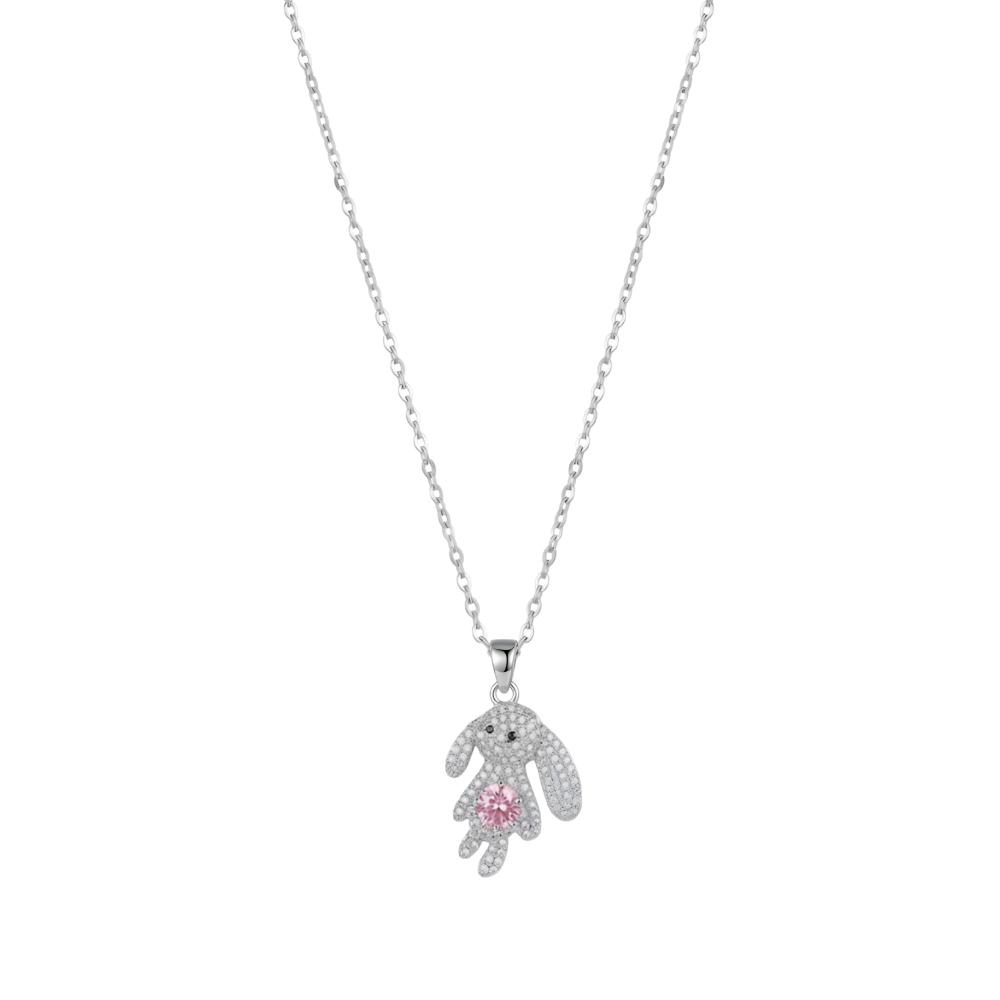 Crystal Bunny Necklace