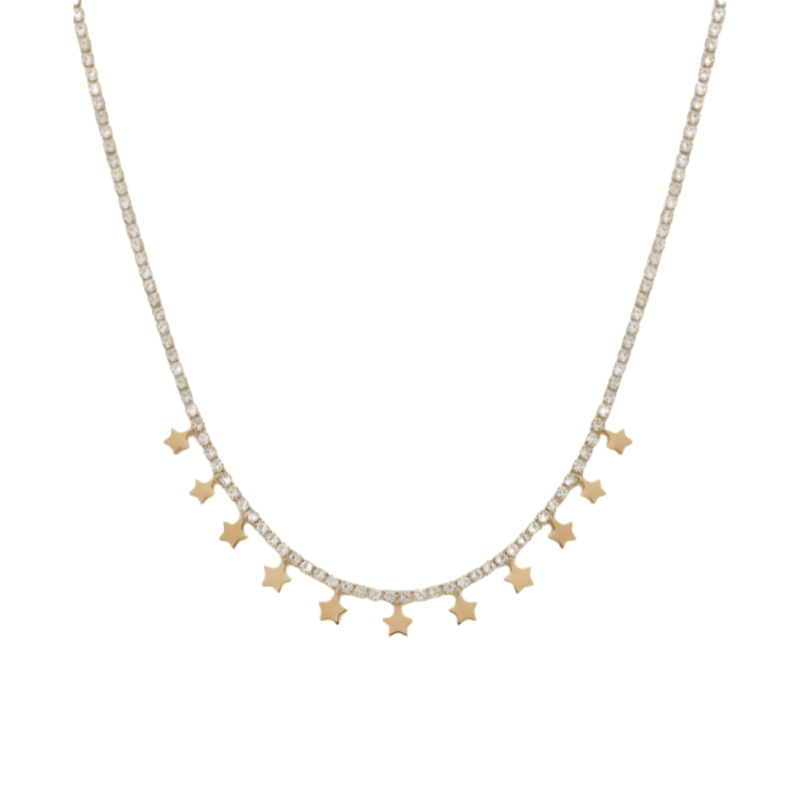 Zircon Star Necklace