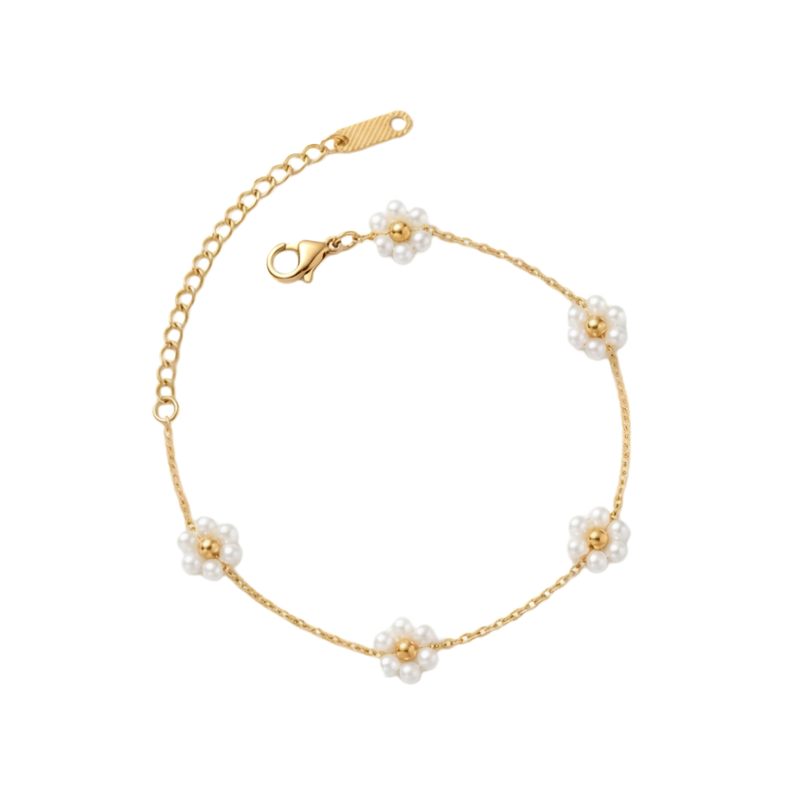Pearl Flower Bracelet