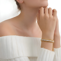 Double Layer Zirconia Bracelet