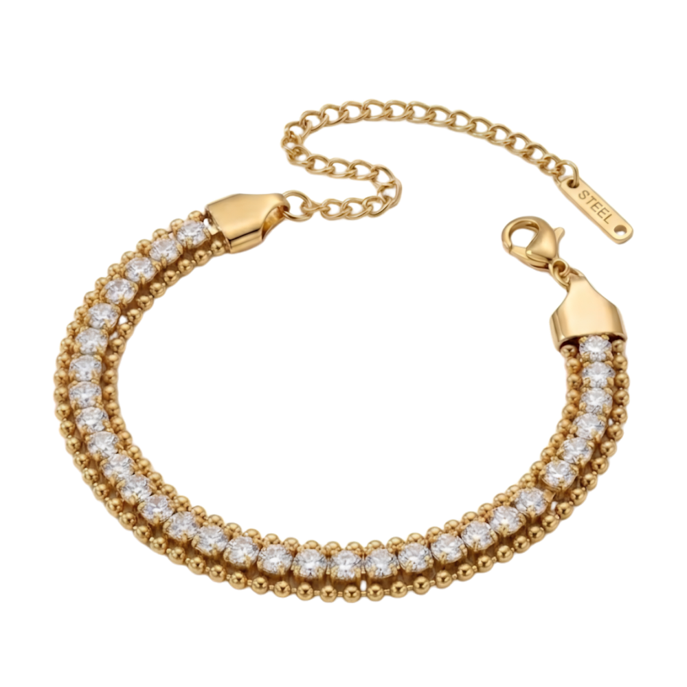 Double Layer Zirconia Bracelet