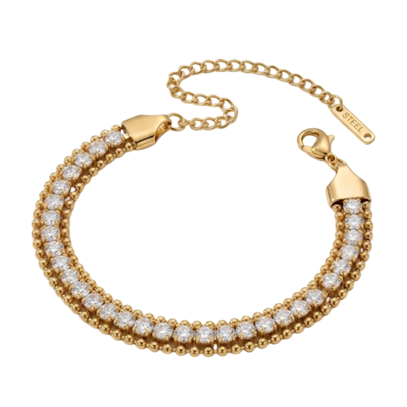Double Layer Zirconia Bracelet