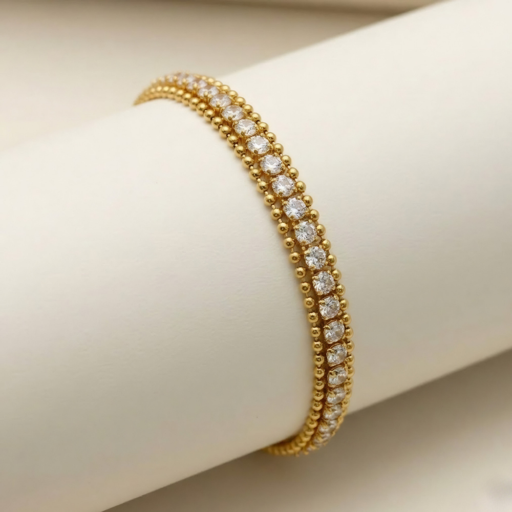 Double Layer Zirconia Bracelet