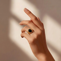 Black Stone Ring
