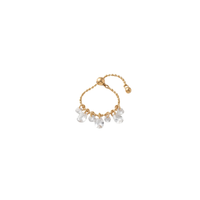Teardrop Zirconia Ring
