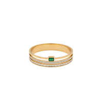 Emerald Stone cuff