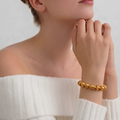 Twisted Gold Bangle