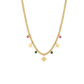 Starburst Charm Chain Necklace