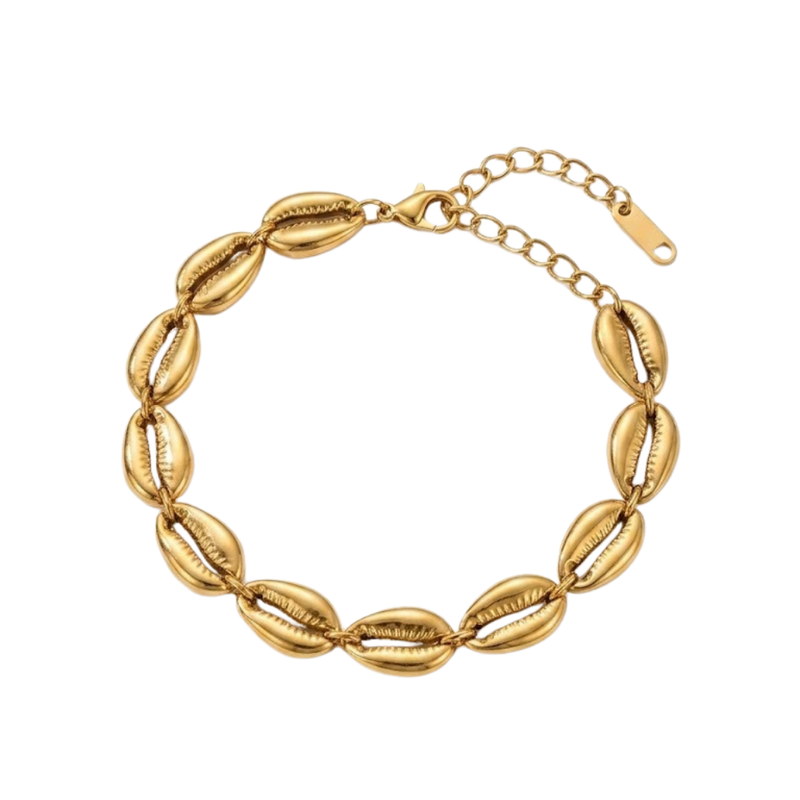 Cowrie Shell Chain Bracelet