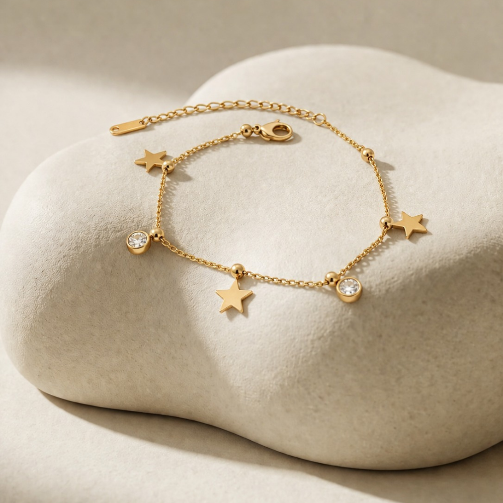 Crystal Charm Bracelet
