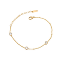 Bezel Stone Bracelet