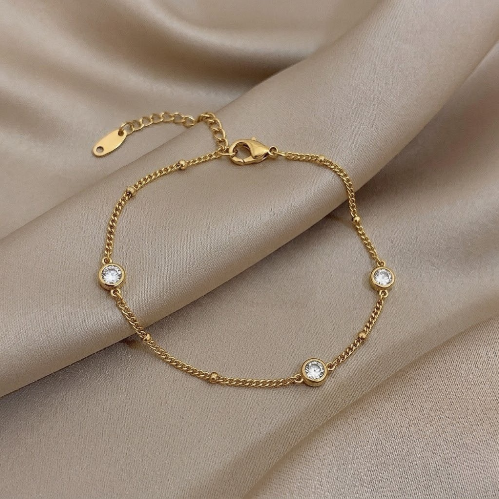 Bezel Stone Bracelet