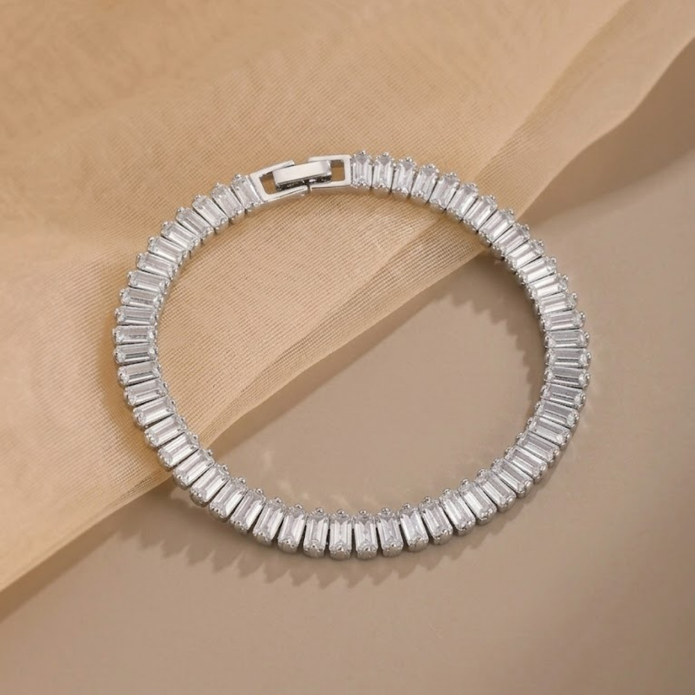 Silver Crystal Bracelet