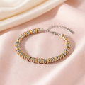 Two-Tone Twisted Bracelet