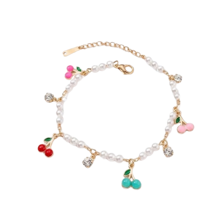 Berry Pearl Bracelet