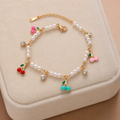 Berry Pearl Bracelet