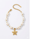 Starfish Shell Pearl Bracelet