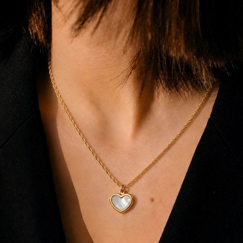 Pearl Heart Pendant