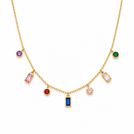 Multi-Gemstone Necklace
