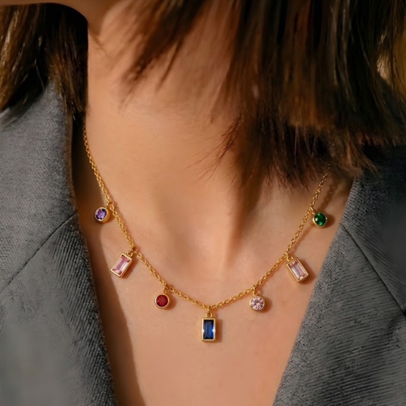 Multi-Gemstone Necklace