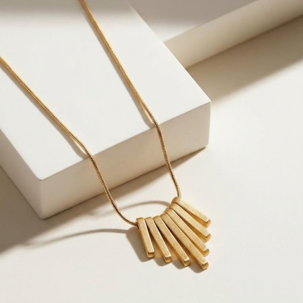 Golden Sunburst Necklace