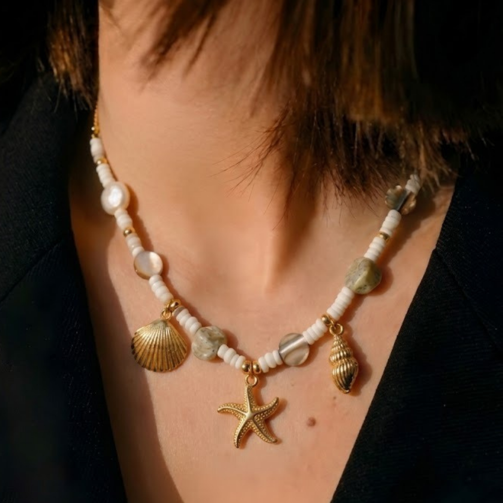 Oceanic Pearl Necklace