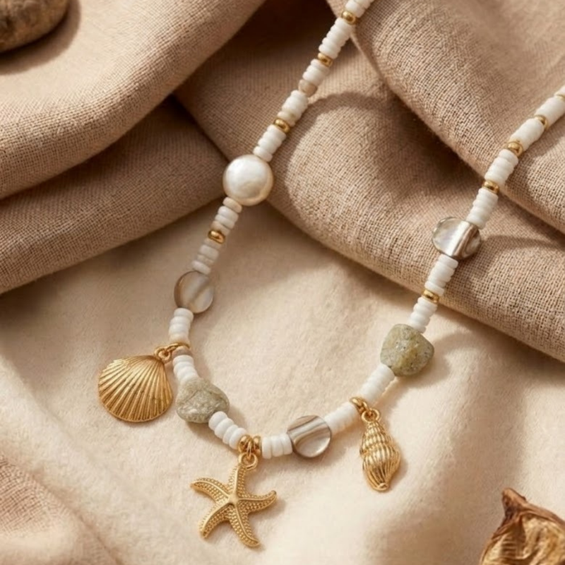 Oceanic Pearl Necklace
