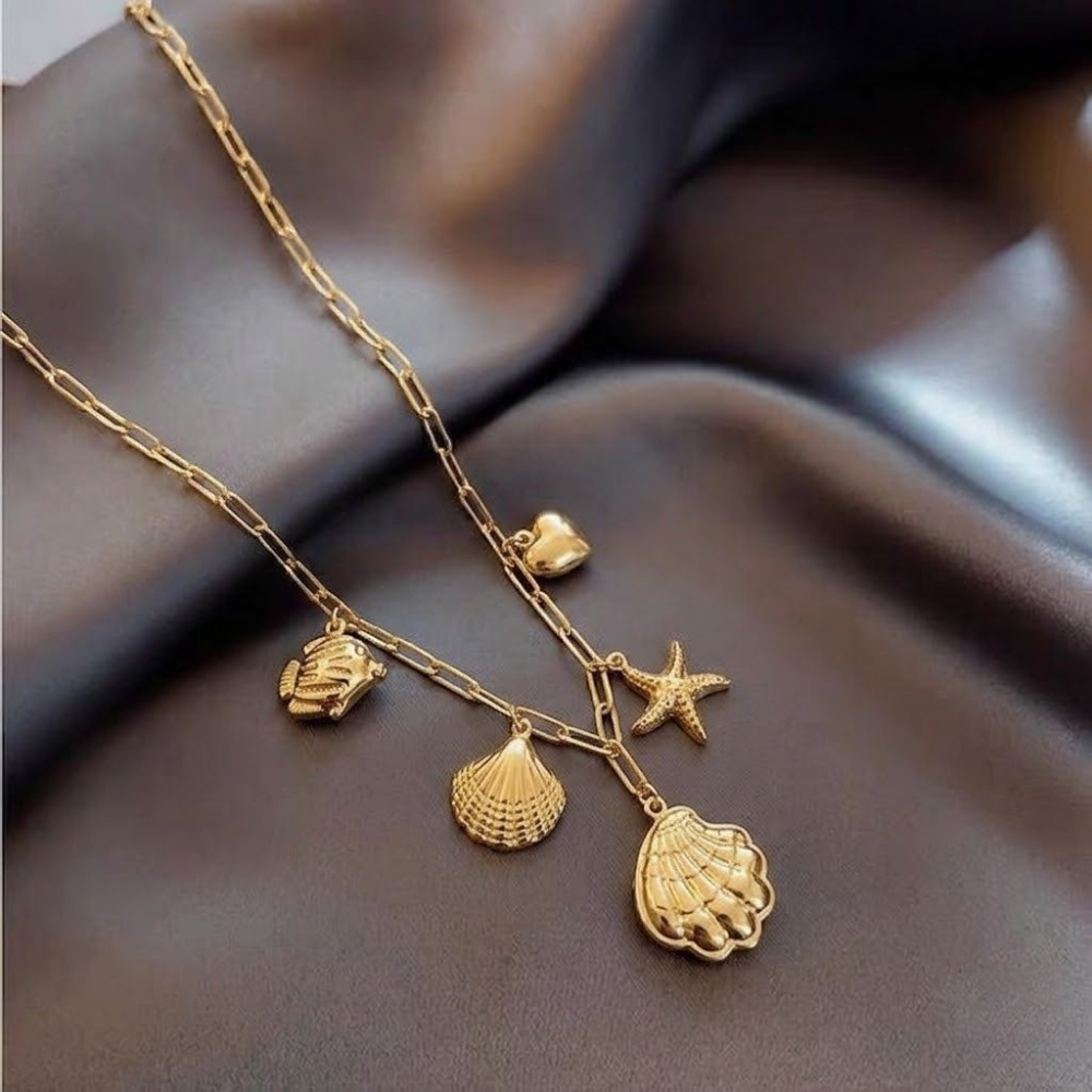 Seashore Charm Necklace