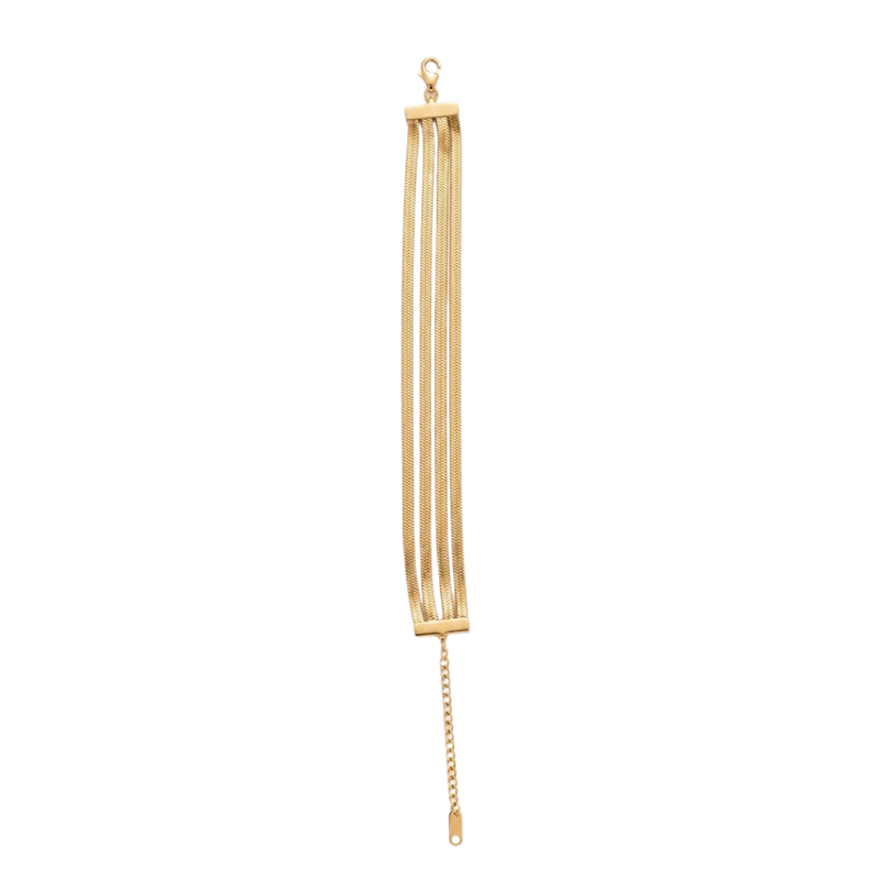 Multi Snake Chain Bracelet