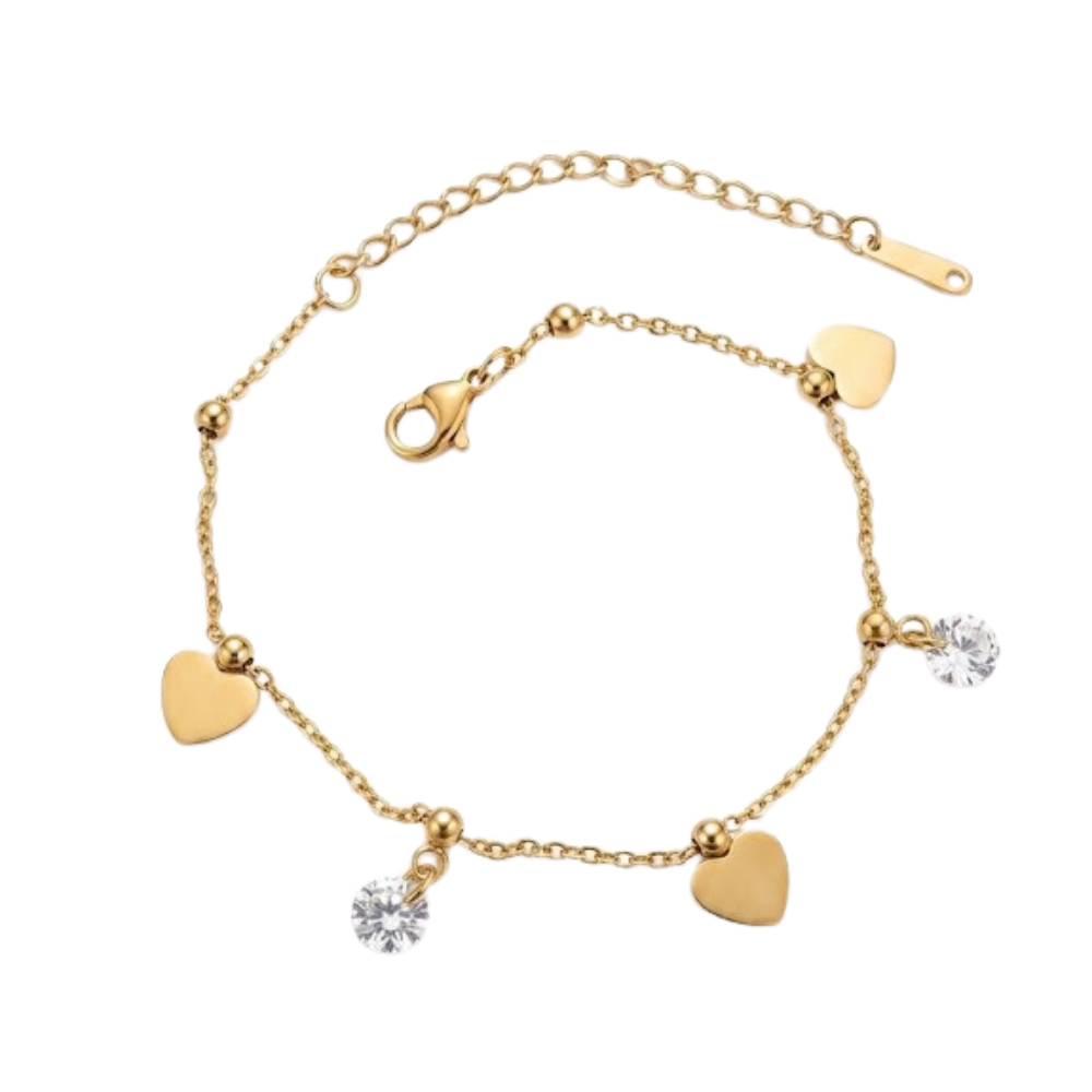 Heart Zirconia Bracelet