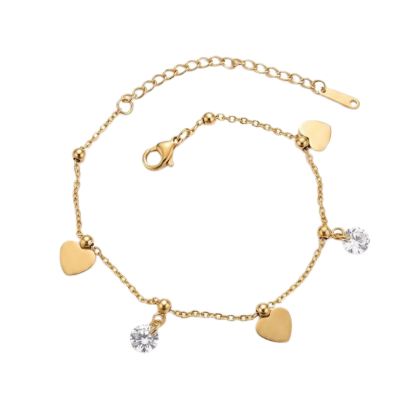 Heart Stone Bracelet